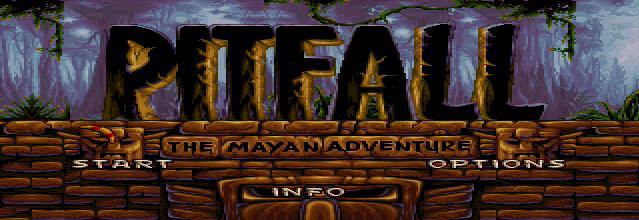 Pitfall Mayan Adventure Title Screen